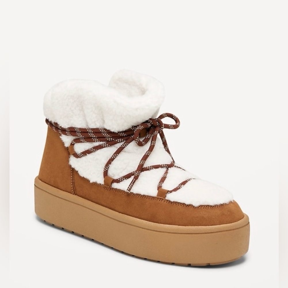 Women’s Platform Ankle Boot in Chestnut